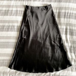 NWOT SHEIN Black Midi Skirt